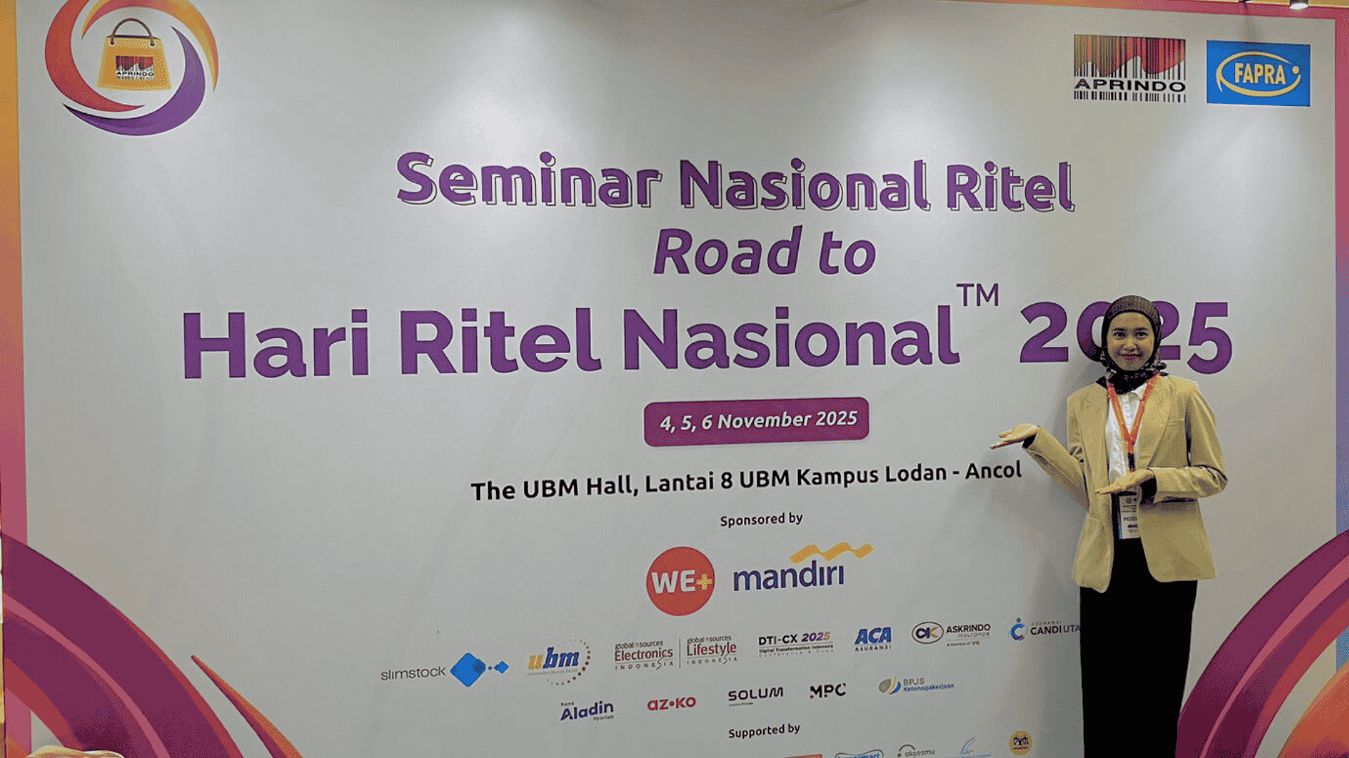 Kaprodi Manajemen Ritel INSTIDLA Hadiri Seminar Nasional Ritel 2025 dan Jalin Potensi Kolaborasi Strategis