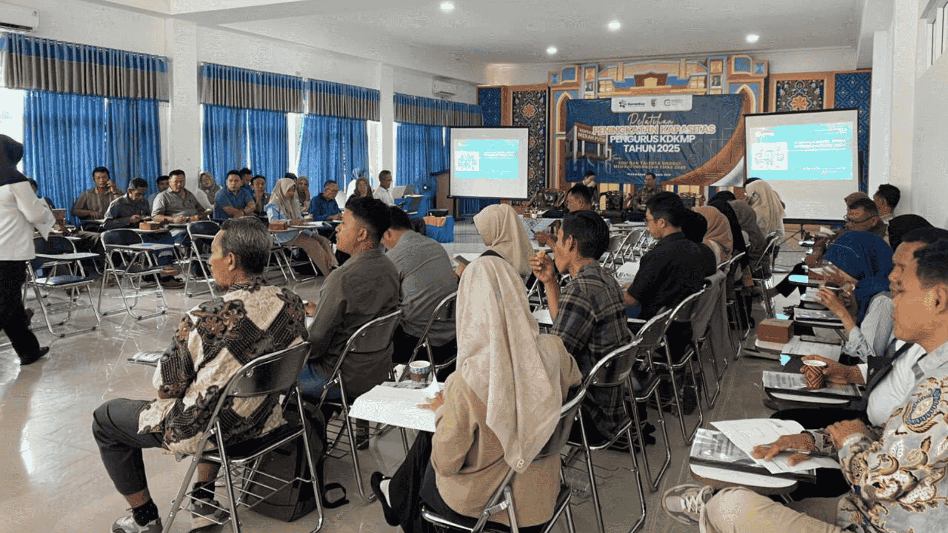 Aula INSTIDLA Jadi Lokasi Pelatihan SDM Pengurus Koperasi Merah Putih Pesawaran