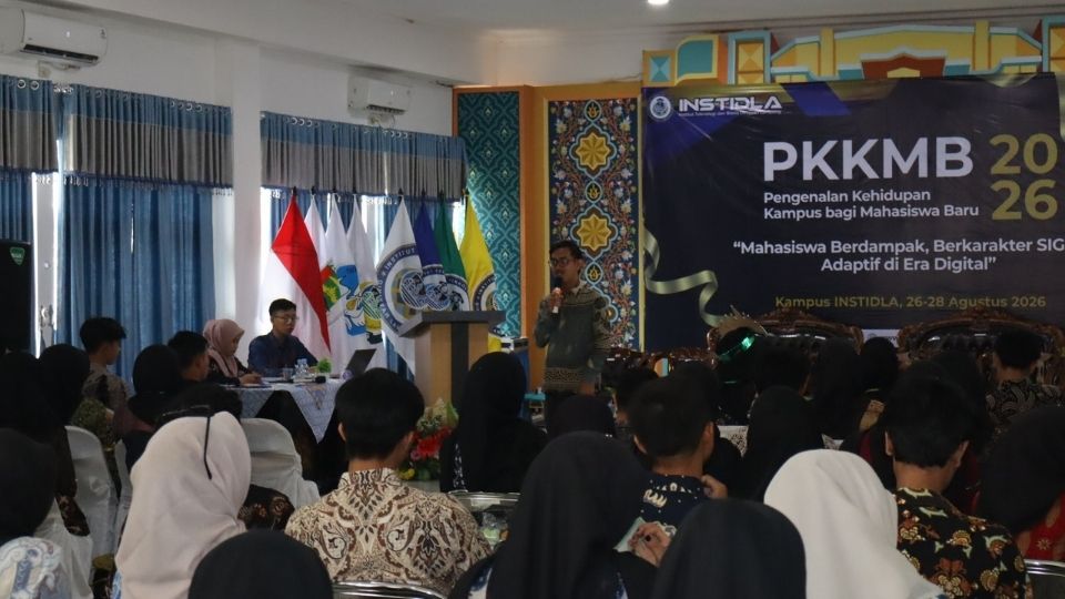 Hari Kedua PKKMB INSTIDLA 2026 Bekali Mahasiswa Baru dengan Kecakapan Akademik dan Literasi Digital