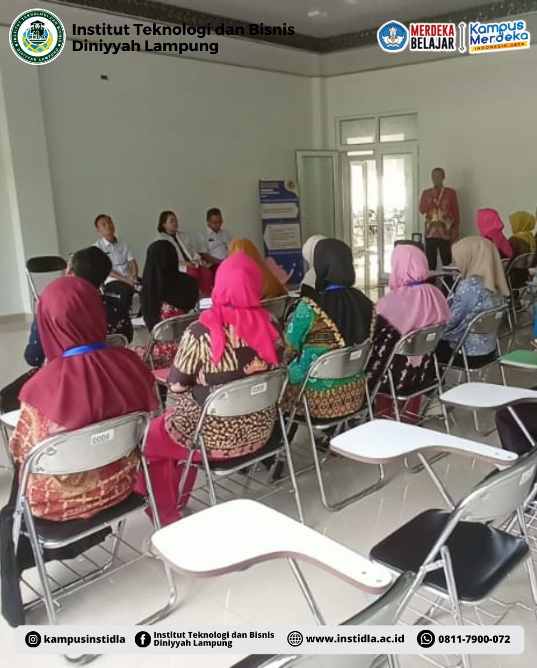 Kegiatan Pendampingan Kelompok 1 Program Guru Penggerak Angkatan 8 Wilayah Provinsi Lampung Kabupaten Pesawaran di Institut Teknologi dan Bisnis Diniyyah Lampung
