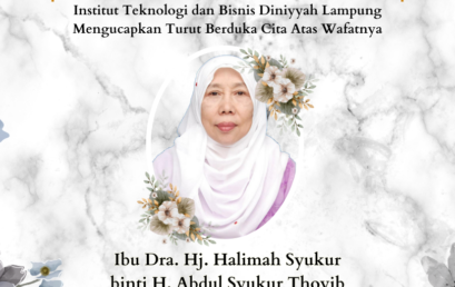 Duka Mendalam: Kepergian Ibu Dra. Hj. Halimah Syukur, Ketua Yayasan Pendidikan Diniyyah Putri Lampung